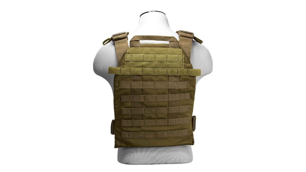 Vism By Ncstar Fast Plate Carrier for 11x14in Plates, Tan, CVPCFL2995T