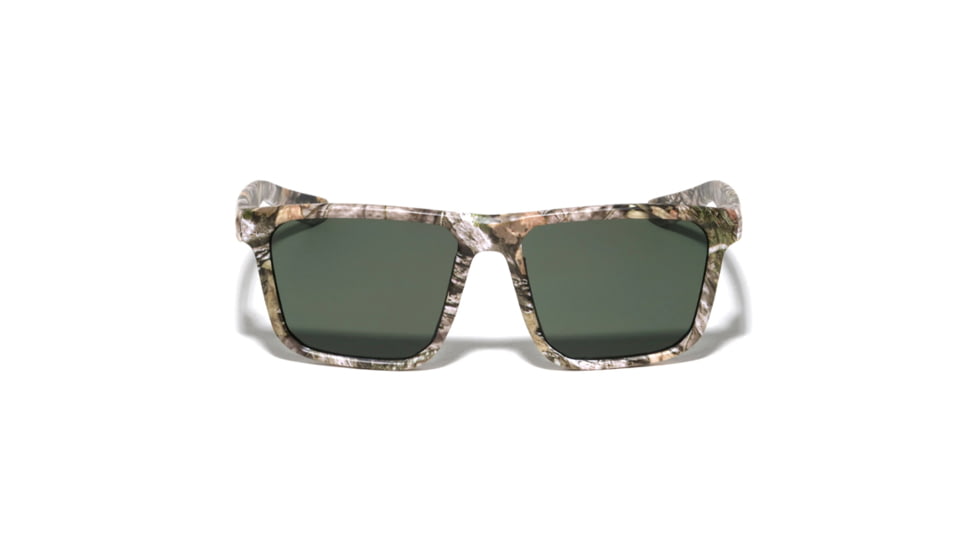 VISM Flat Top Classic Square Sunglasses, Camo Frame, Black Lens, Camo, VBP0179
