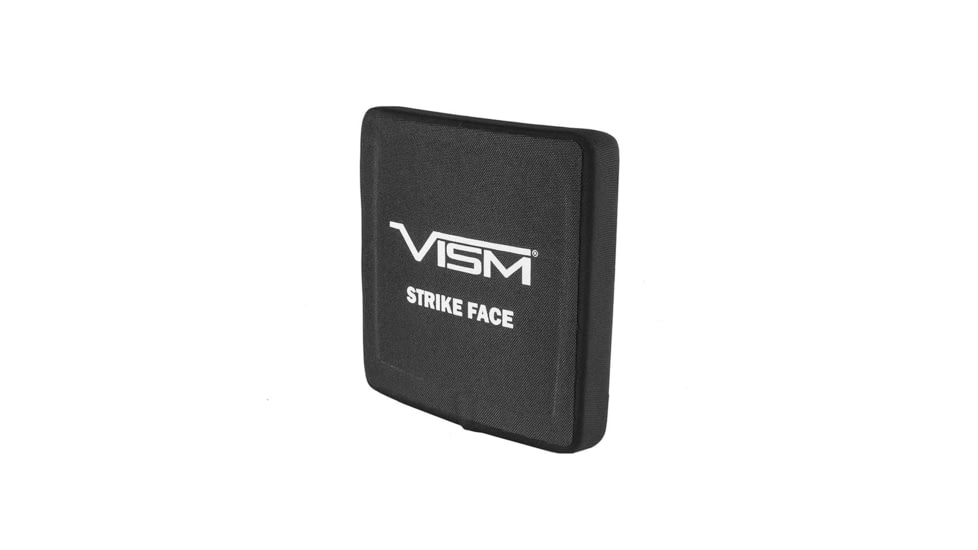 VISM Hard Side Plate, PE, 6x6'', Curved, Black, BPSD66C