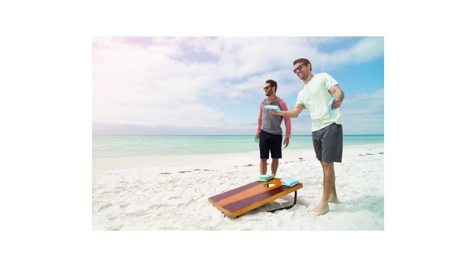 Viva Sol 2 x 3 ft Bean Bag Toss Game, Wood Tone, VS5001