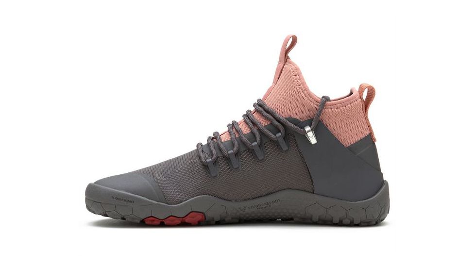 Vivobarefoot Magna Trail Hiking Shoe - Womens, Grey/Pink, 38, 200126-04-38