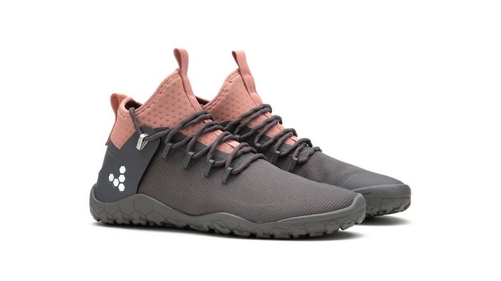 Vivobarefoot Magna Trail Hiking Shoe - Womens, Grey/Pink, 38, 200126-04-38
