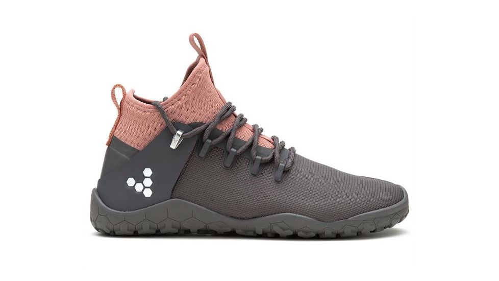 Vivobarefoot Magna Trail Hiking Shoe - Womens, Grey/Pink, 38, 200126-04-38
