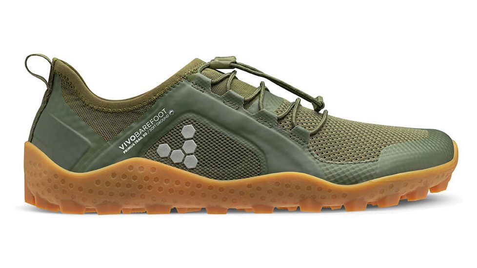 Vivobarefoot Primus Trail SG Bio Trailrunning Shoes - Womens, Green/Green, 37, 200149-0237