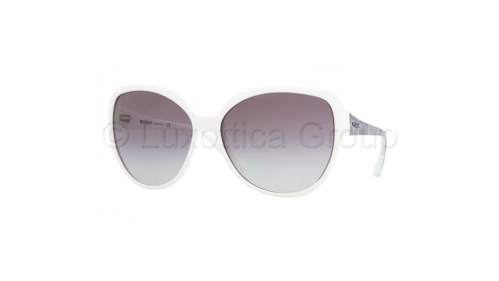 Vogue Sunglasses VO2668S 183611-6215 - White Gray Gradient