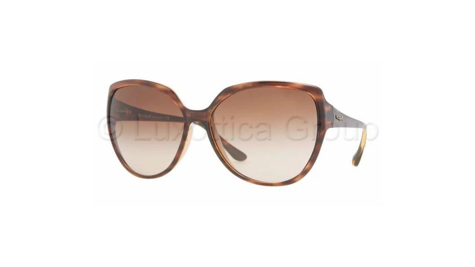 Vogue VO 2668S Sunglasses Styles - Striped Havana Frame, 150813-6215