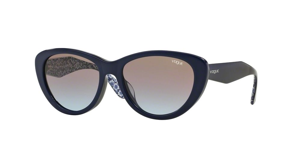 Vogue VO2990SF Single Vision Prescription Sunglasses VO2990SF-232548-54 - Lens Diameter 54 mm, Frame Color Night Blue