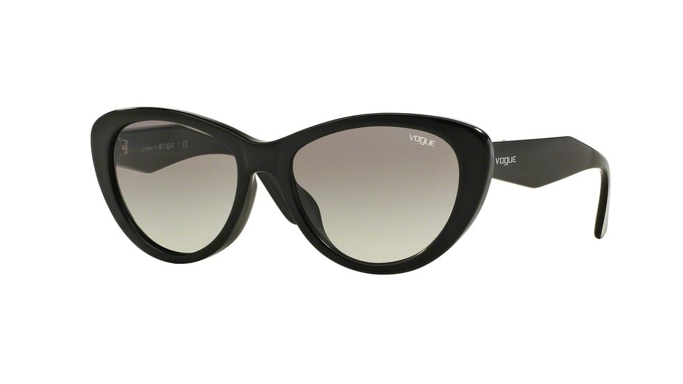 Vogue VO2990SF Single Vision Prescription Sunglasses VO2990SF-W44-11-54 - Lens Diameter 54 mm, Frame Color Black