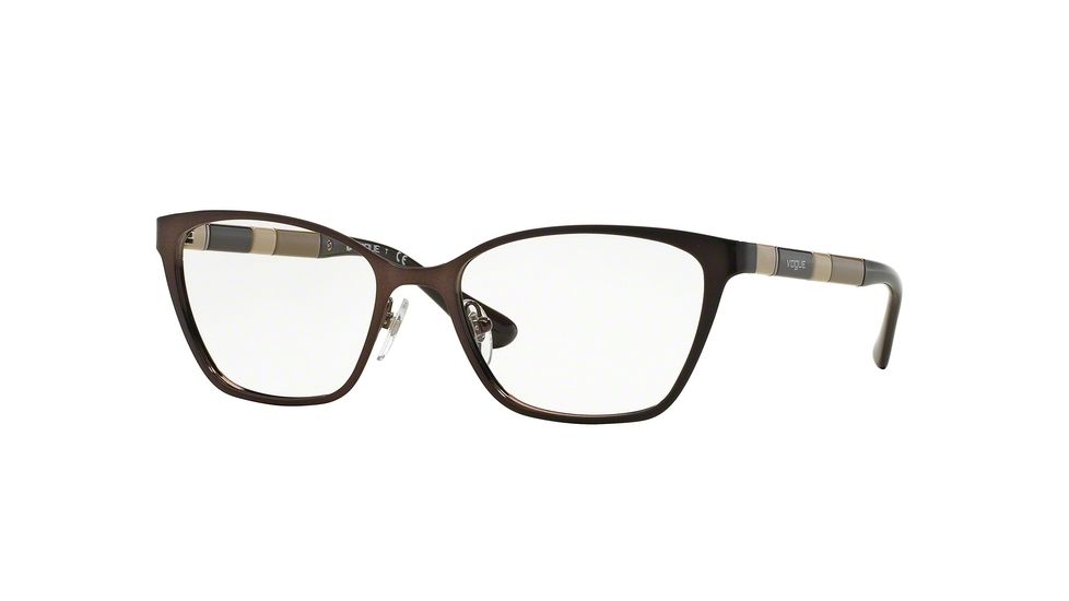 Vogue VO3975 Eyeglass Frames 934-52 - Brushed Brown Frame