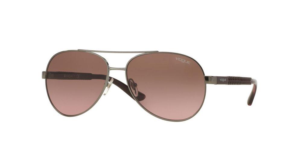 Vogue VO3997S Bifocal Prescription Sunglasses VO3997S-548-14-58 - Lens Diameter 58 mm, Frame Color Gunmetal