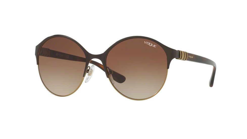 Vogue VO4049S Bifocal Prescription Sunglasses VO4049S-997-13-55 - Lens Diameter 55 mm, Frame Color Brown/Pale Gold