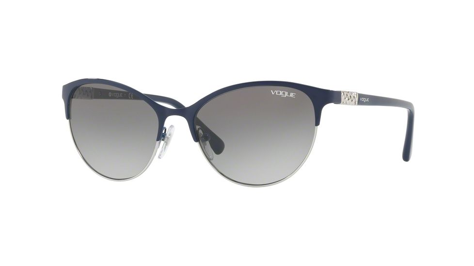 Vogue VO4058SB Bifocal Prescription Sunglasses VO4058SB-505111-56 - Lens Diameter 56 mm, Frame Color Blue/Silver