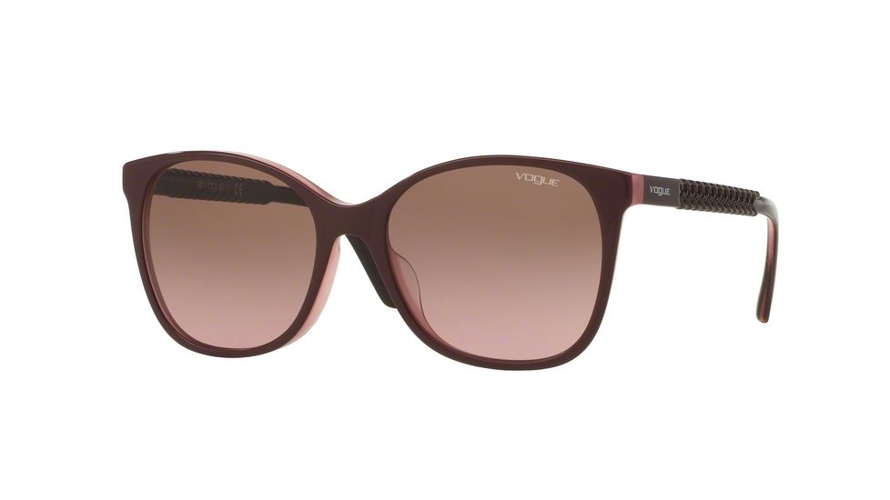 Vogue VO5032SF Bifocal Prescription Sunglasses VO5032SF-226214-54 - Lens Diameter 54 mm, Frame Color Top Bordeaux/transparent Pink