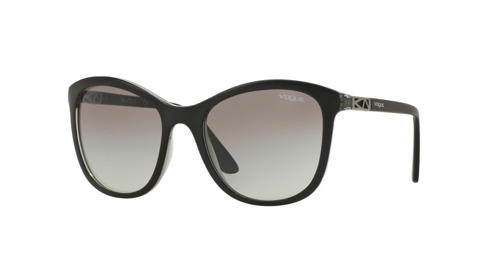 Vogue VO5033S Progressive Prescription Sunglasses VO5033S-238511-54 - Lens Diameter 54 mm, Frame Color Top Matte Black/grey Transp