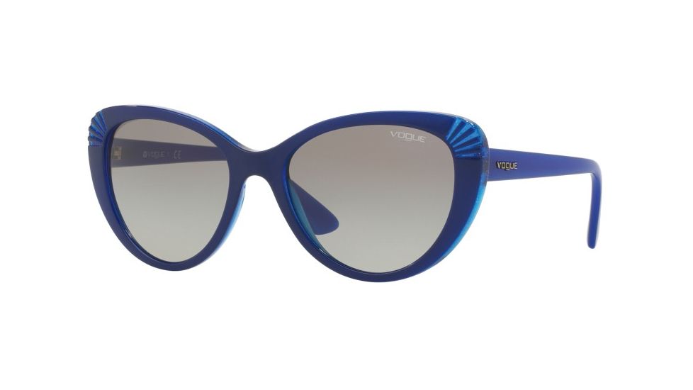 Vogue VO5050S Bifocal Prescription Sunglasses VO5050S-243111-54 - Lens Diameter 54 mm, Frame Color Top Blu/blu Trasp/glitter