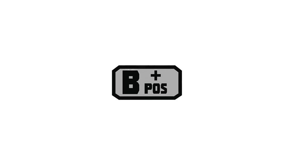 Voodoo Tactical Blood Type Rubber Patch, B+, Coyote, 07-0993007000