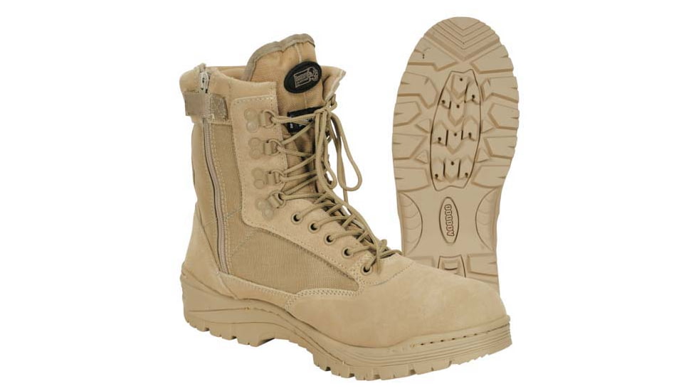 Voodoo Tactical 9in Tactical Boots - Mens, Desert Tan, 14R, 04-8378083014