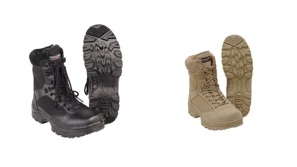 Voodoo Tactical 9inch Tactical Boots, Black, Desert Tan