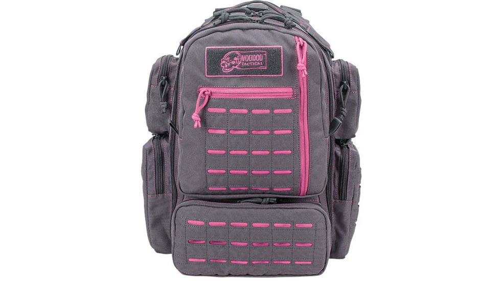 Voodoo Tactical Mini Tobago Pack w/Die Cut MOLLE, Gray/Pink, 15-0058114000