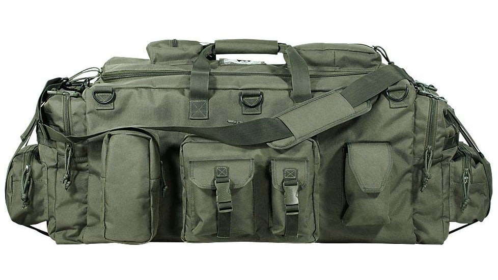 Voodoo Tactical Mojo Load-out Bag w/Backpack Straps, Olive Drab, 15-9685004000