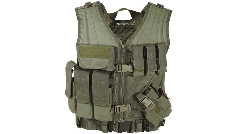 Voodoo Tactical MSP-06 Entry Assault Vest, OD Green, Large/2XL, 20-8112004330