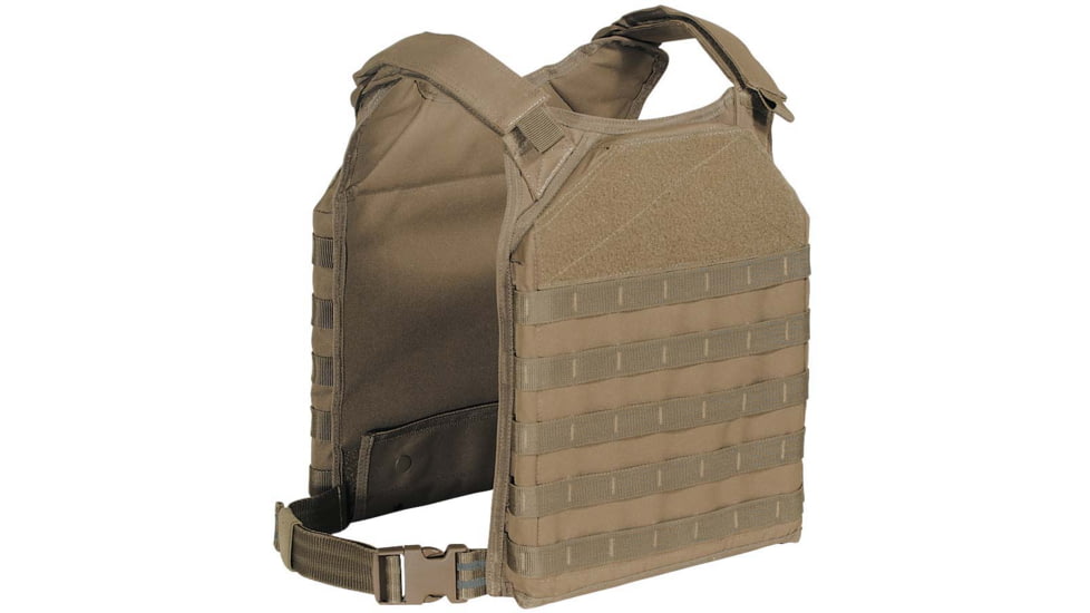 Voodoo Tactical Rapid Assault Tactical Plate Carrier Vest, Coyote, OSFM, 20-9017007000
