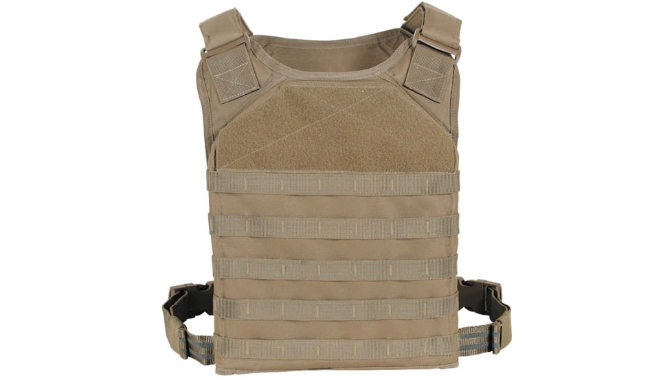 Voodoo Tactical Rapid Assault Tactical Plate Carrier Vest, Coyote, 20-9017007000