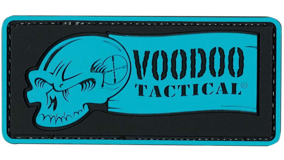 Voodoo Tactical Ribbon Logo Patch, Turquoise, 07-0911094000