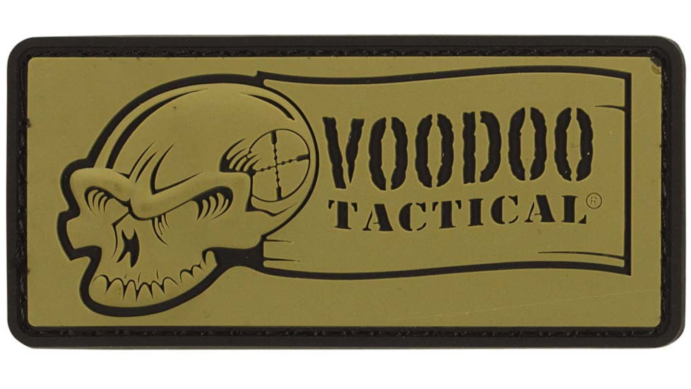Voodoo Tactical Rubber Patch, Logo, Coyote, 07-0981007000