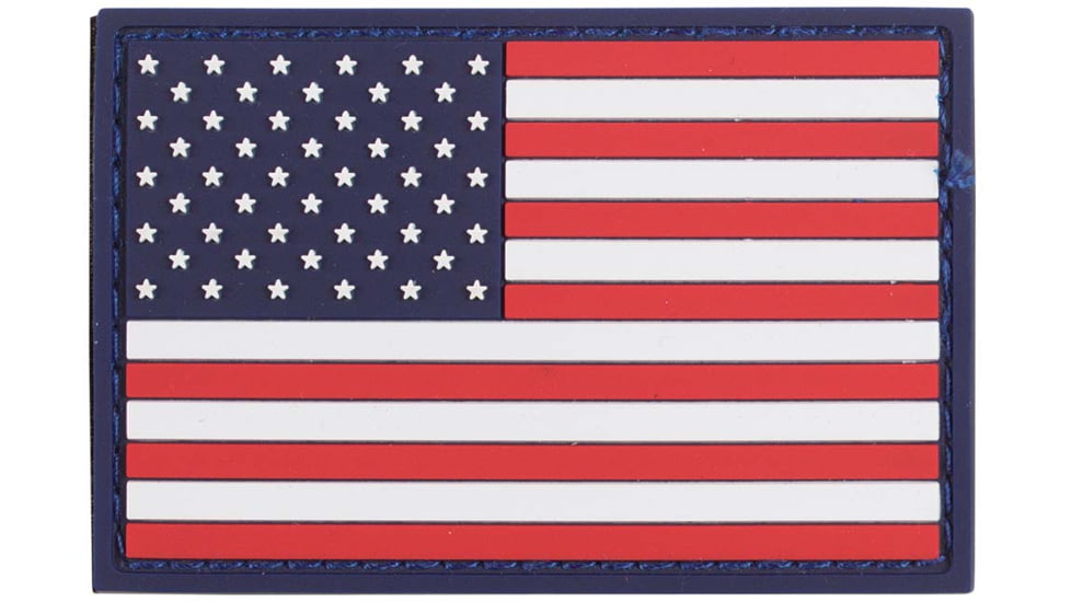 Voodoo Tactical Rubber Patch, First Aid Symbol, Red/White/Blue, 07-0999117000