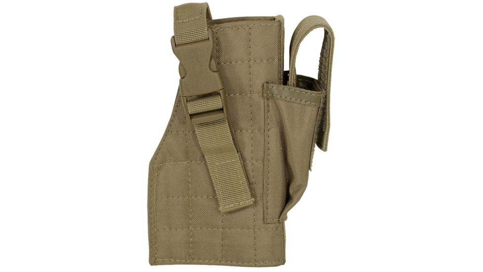 Voodoo Tactical Tactical Molle Holster, Right Hand, Coyote, 25-0029007001