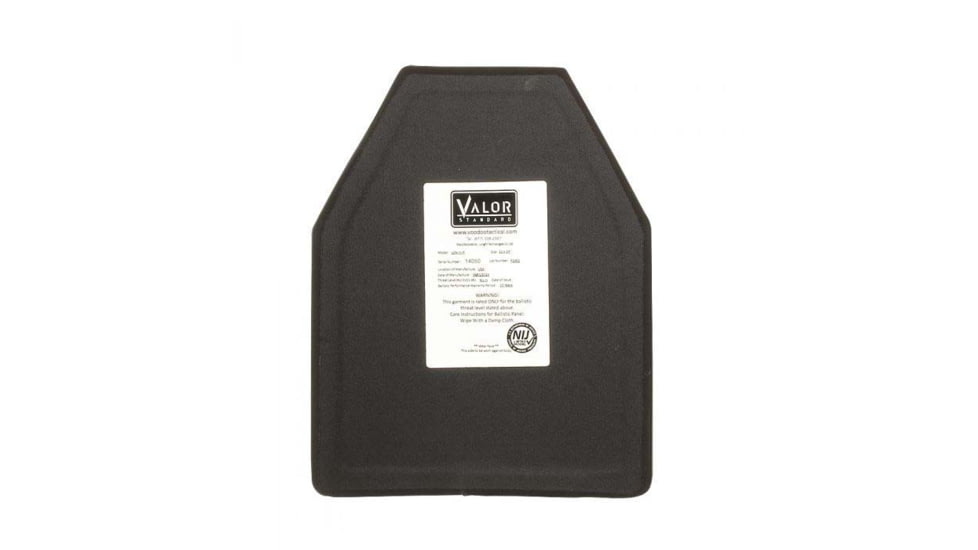 Voodoo Tactical Valor Standard Swimmers Cut PE Level III NIJ Certified Ballistic Plate, 11 x 14, 20-0172000000