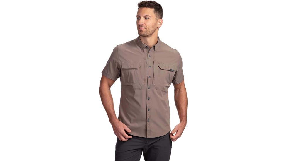 Vortex Callsign Short Sleeve Button Ups - Mens, Falcon, L, 121-36-FALL