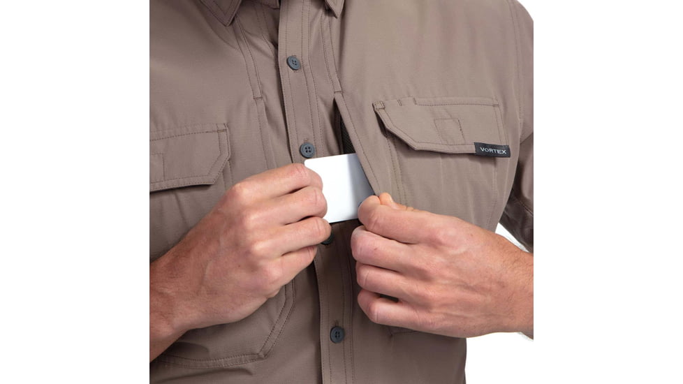 Vortex Callsign Short Sleeve Button Ups - Mens, Falcon, L, 121-36-FALL