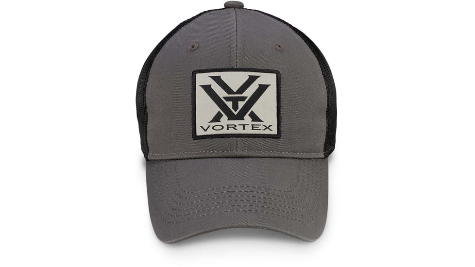 Vortex Core Logo Patch Cap - Mens, Pewter, OSFM, 220-34-CHR