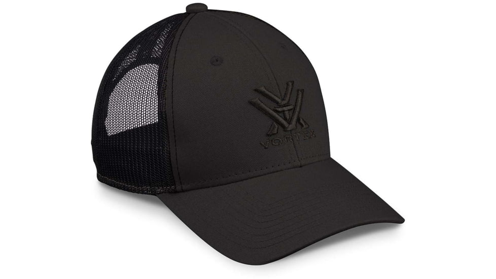 Vortex Core Logo Struct Cap - Mens, Black, OSFM, 123-09-BLK
