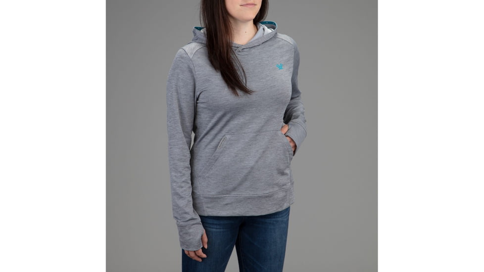 Vortex Fall Hooded Pullover - Womens, Monument, Small, 220-28-MONS