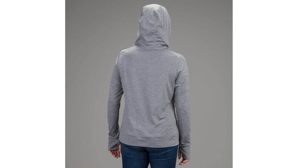 Vortex Fall Hooded Pullover - Womens, Monument, Small, 220-28-MONS