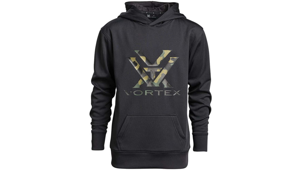 Vortex KD Performance Hoodie, Black Camo, S, 222-48-BCAS