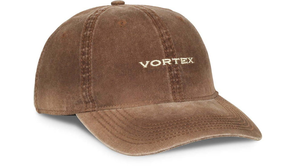 Vortex Logo Cap - Mens, Brown, OSFM, 222-28-BRN