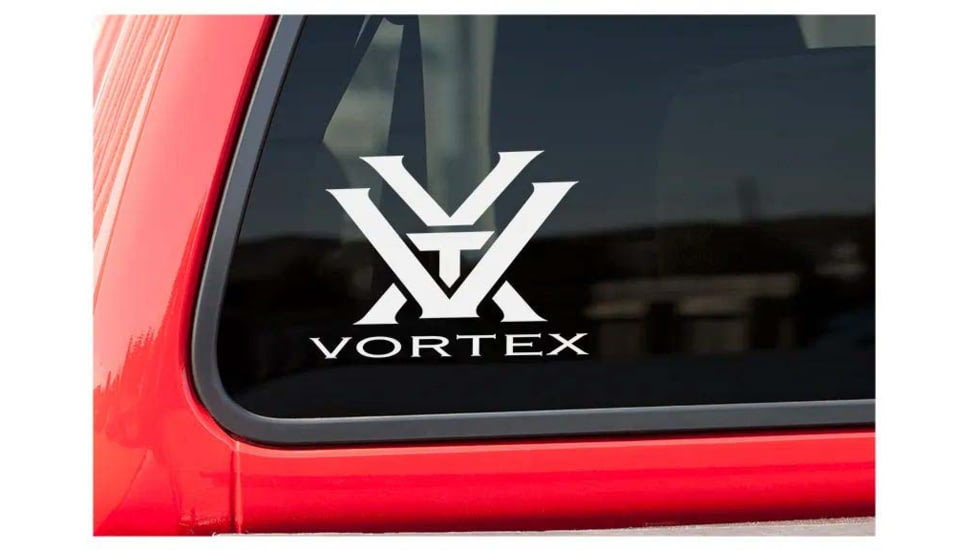 Vortex Over Vinyl Decal, White, DECAL-LG