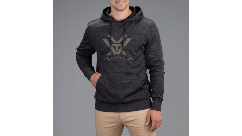 Vortex Performance Hoodie - Mens, Black Heather, Extra Large, 220-56-DUOXL