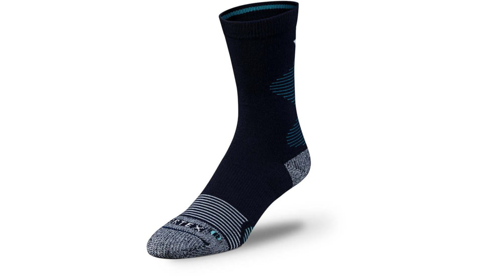 Vortex Pursuit Trail Crew Active Sock - Womens, Navy/Cerulean, S, 122-36-NACS
