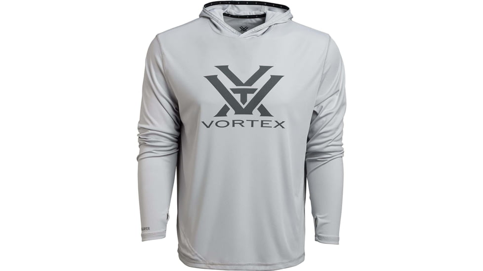 Vortex Sun Slayer LS Hoodie - Mens, Cool Grey, 4X, 121-20-COG4X