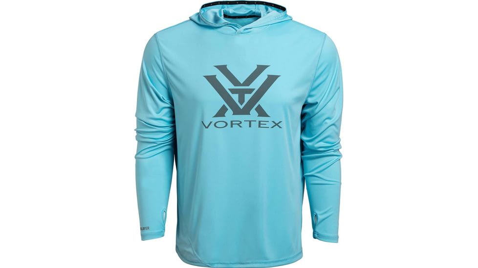 Vortex Sun Slayer LS Hoodie - Mens, Flats Blue, 4X, 121-20-FBL4X