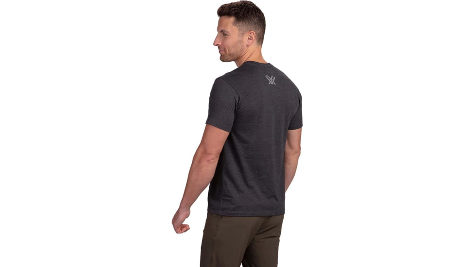 Vortex Trigger Press SS T-Shirt - Mens, Charcoal Heather, XL, 122-01-CHHXL