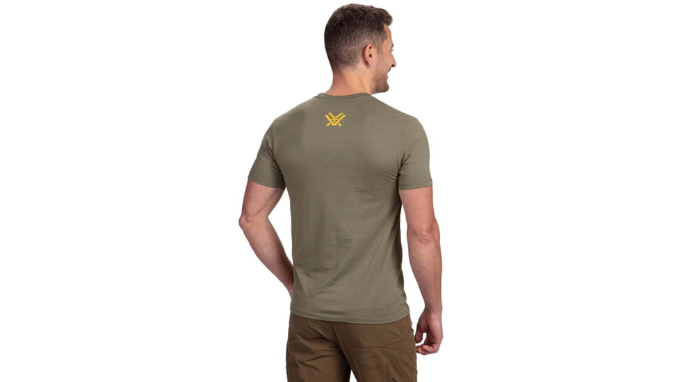 Vortex Trigger Press SS T-Shirt - Mens, Military Heather, XL, 122-01-MIHXL