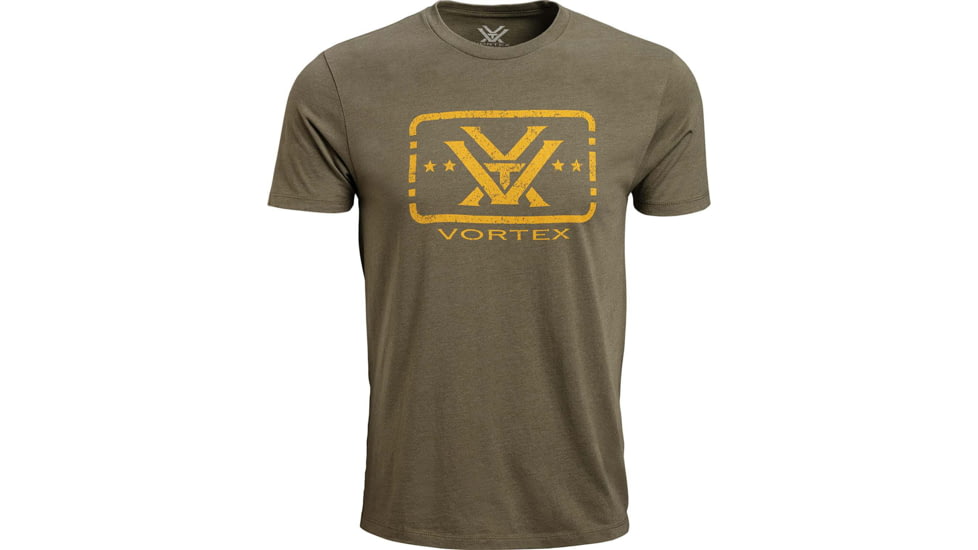 Vortex Trigger Press SS T-Shirt - Mens, Military Heather, XL, 122-01-MIHXL