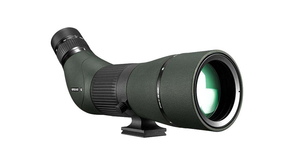 Vortex Viper 15-45x 65mm HD Angled Spotting Scope, Green, Mid-Size, V500