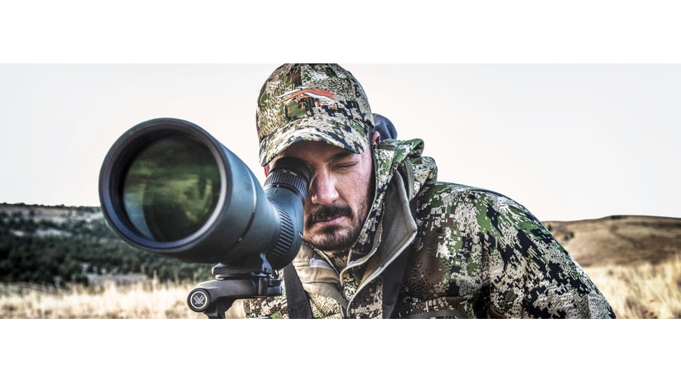 Vortex Viper 15-45x 65mm HD Angled Spotting Scope, Green, Mid-Size, V500